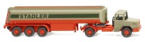 Wiking H0 1/87 078006 Magirus Deutz Tanksattelzug "Stadler"- OVP NEU
