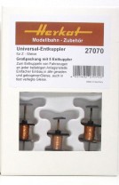 Herkat Z 27070 Unterflurentkuppler Spur Z 5 Stück  - OVP NEU