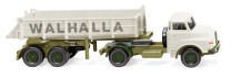 *Wiking H0 1/87 067707 MAN Hinterkippersattelzug Walhalla Kalk -  OVP NEU