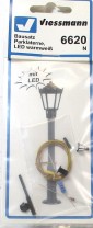 Viessmann 6620 N Bausatz Parklaterne LED warmweiss OVP  - NEU