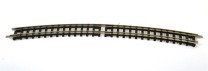 Roco N 22223 gebogenes Gleis schwarz Radius 3 R=261,8mm  30° (Z21)