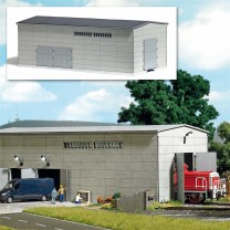 Busch TT 8763 Betonfertighalle mit Gleisanschluss -NEU