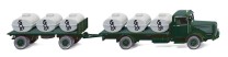 *Wiking H0 1/87 085602 Behelfstankzug (Büssing 8000) "Bolle" - OVP NEU