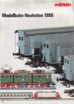 Märklin Katalog Neuheiten Ausgabe 1986