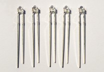 TAMS 81-30116-05 LED, bedrahtet, 1,8 mm, klar, blau, 1.700 mcd, 20°, 5-er Pack