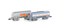 Hobbytrain N H23491 2er Set Silowagen Uacs SBB Granol + COOP, Ep.IV - NEU