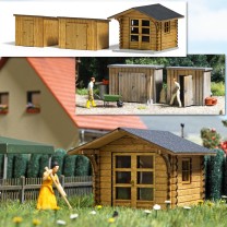Busch H0 1529 Gartenhaus und Schuppen -NEU