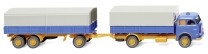 *Wiking H0 1/87 041604 MAN Pausbacke Pritschenhängerzug - OVP NEU