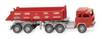 *Wiking H0 1/87 067708 Magirus 235 D Hinterkippersattelzug "Testfahrt Europa-Asien" - OVP NEU