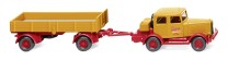 *Wiking H0 1/87 085048 Hanomag mit Pritschenanhänger "Bölling" - OVP NEU