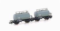 Hobbytrain N H24801 2er Set Leichtbau-Kesselwagen DB/EVA, Ep.III - NEU