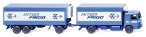 *Wiking H0 1/87 045801 MAN Kühlkofferlastzug Interfrigo - OVP NEU