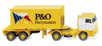 *Wiking H0 1/87 052603 DAF Containersattelzug 20' P&O Ferrymasters  - OVP NEU