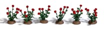 Busch H0 1241 36 Rosen, fertig montiert -NEU