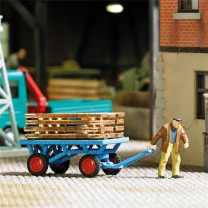 Busch H0 1633 Handkarren -NEU