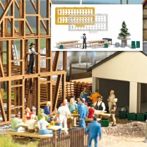 Busch H0 7900 Action Set: Richtfest -NEU