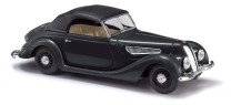 Busch H0 40292 EMW 327 Cabrio, Schwarz geschlossen -NEU
