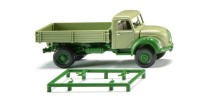 *Wiking H0 1/87 042496 Pritschenkipper (Magirus) - hellgrün - OVP NEU