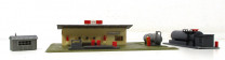 Fertigmodell N Faller Tanklager mit Zubehör (HN-0721F)
