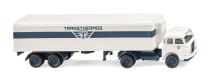 Wiking H0 1/87 055602 MAN Pausbacke Kühlkoffersattelzug "Transthermos" - OVP NEU