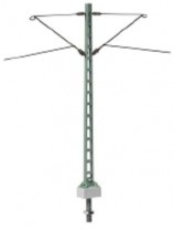 Sommerfeldt 186 H0 Gitter-Mittelmast mit 2 Auslegern, lackiert (VE=1) - OVP NEU