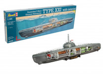 Revell 1:144 5078 U-Boot Typ XXI U 2540 &Interieur