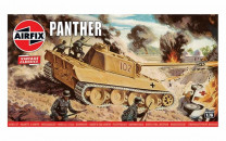 Airfix 1:76 A01302V Panther Tank, Vintage Classics