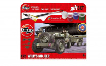 Airfix 1:72 A55117A Hanging Gift Set Willys MB Jeep