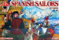 Red Box 1:72 RB72102 Spanish Sailors, 16-17th century