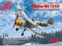 ICM 1:32 32030 Bücker Bü 131D,WWII German Training Aircraft(100% new molds)