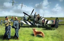 ICM 1:48 48801 Spitfire Mk IX with RAF Pilots /Ground Crew