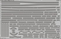 Eduard Accessories 1:350 53073 Yamato railings new tool for Tamiya78025