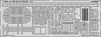 Eduard Accessories 1:72 53219 PT-109 guns & life raft for Revell