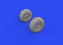 Eduard Accessories 1:72 672282 P-51B/C wheels diamond tread for ARMA HOBBY