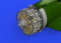 Eduard Accessories 1:48 648763 A6M2 engine complete PRINT 1/48