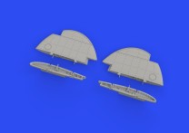 Eduard Accessories 1:48 648848 A6M2-N Rufe folding wingtips PRINT 1/48 EDUARD