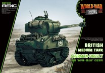 MENG-Model  WWT-008 British Medium Tank Sherman-Firefly (CARTOON MODEL)