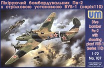 Unimodels 1:72 UM107 Dive Bomber Pe-2