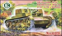 Unimodels 1:72 UMT689-01 AT-1 Soviet artillery self-propelled gun, plastic tracks