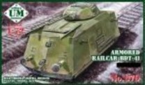 Unimodels 1:72 UMT670 Armored railcar BDT-41