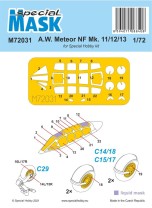 Special Hobby 1:72 100-M72031 A.W. Meteor NF Mk.11/12/13 MASK