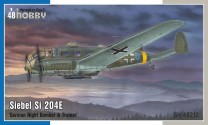 Special Hobby 1:48 100-SH48212 Siebel Si 204E German Night Bomber & Trainer