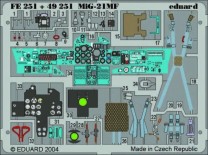 Eduard Accessories 1:48 FE251 MiG-21MF