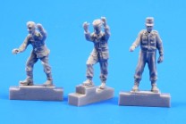 CMK 1:72 129-F72282 German A4/V2 missile launch platform personnel,WW II (3 Figures)