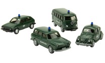 Set Edition Deutsche Bundesbahn Nr. 10 VW 1600 Variant, Käfer, Golf I und T1 Bus 