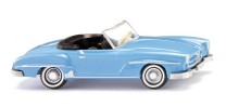 Wiking H0 1/87 025002 MB 190 SL Cabrio - hellblau - NEU