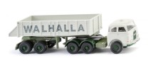 *Wiking H0 1/87 067712 Hinterkippersattelzug (MAN Pausbacke)"Walhalla Kalk" - NEU
