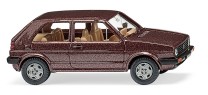 Wiking H0 1/87 04504 VW Golf II - umbrabraun-metallic NEU