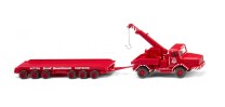*Wiking H0 1/87 049304 Faun Kran/Tiefladehängerzug Rosenkranz - NEU