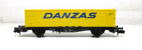 Minitrix N Containertragwagen DANZAS aus Set 11411 DB (5640H)